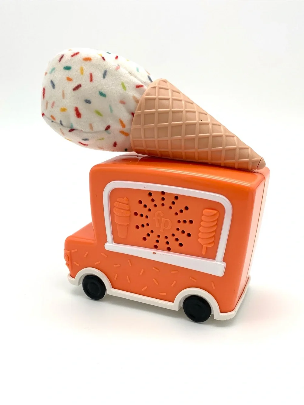 Musical Ice Cream Van Truck w/ Light Up Cone RARE Fisher Price Mattel 2019